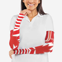 Canada 2026 Soccer Custom Arm Sleeves Les Rouges Go Champions