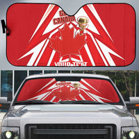 Canada 2026 Soccer Custom Auto Sun Shade Les Rouges Go Champions