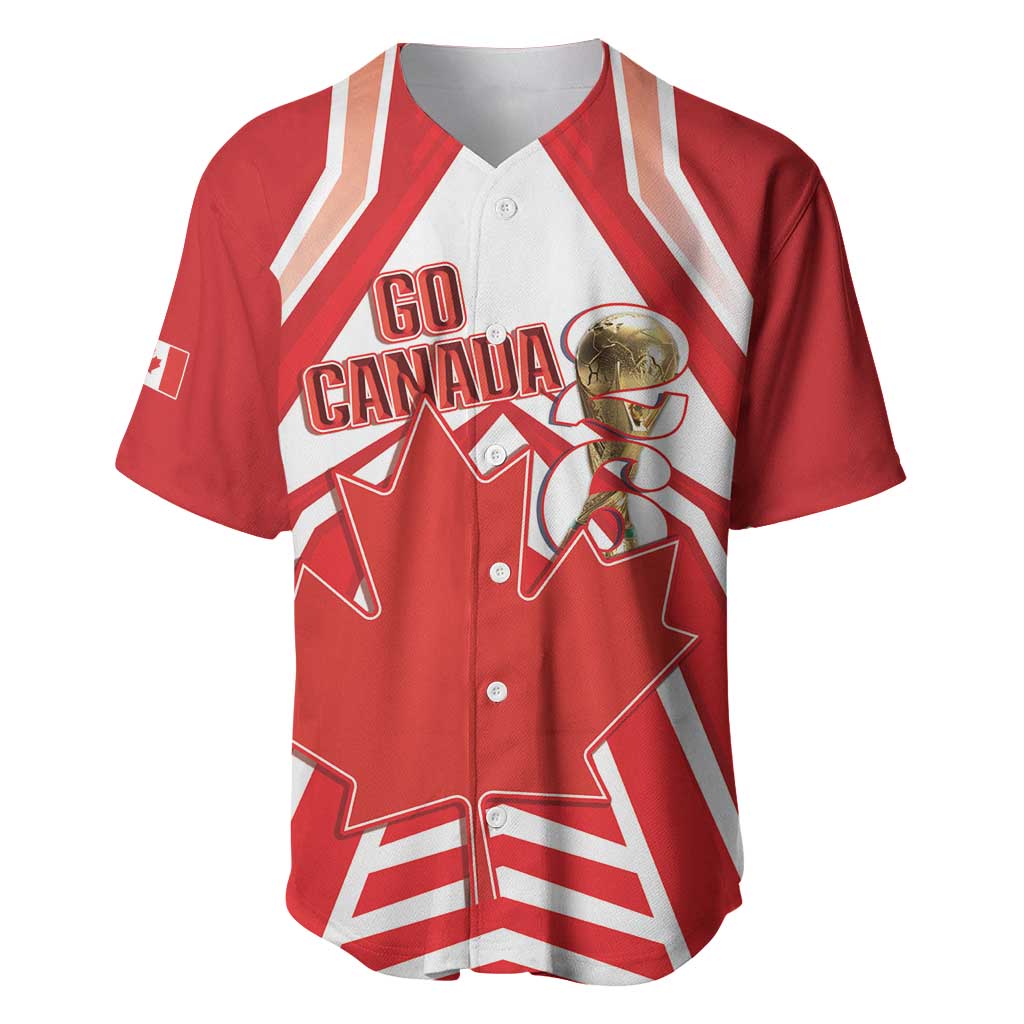 Canada 2026 Soccer Custom Baseball Jersey Les Rouges Go Champions