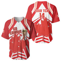 Canada 2026 Soccer Custom Baseball Jersey Les Rouges Go Champions