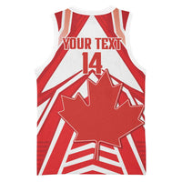 Canada 2026 Soccer Custom Basketball Jersey Les Rouges Go Champions