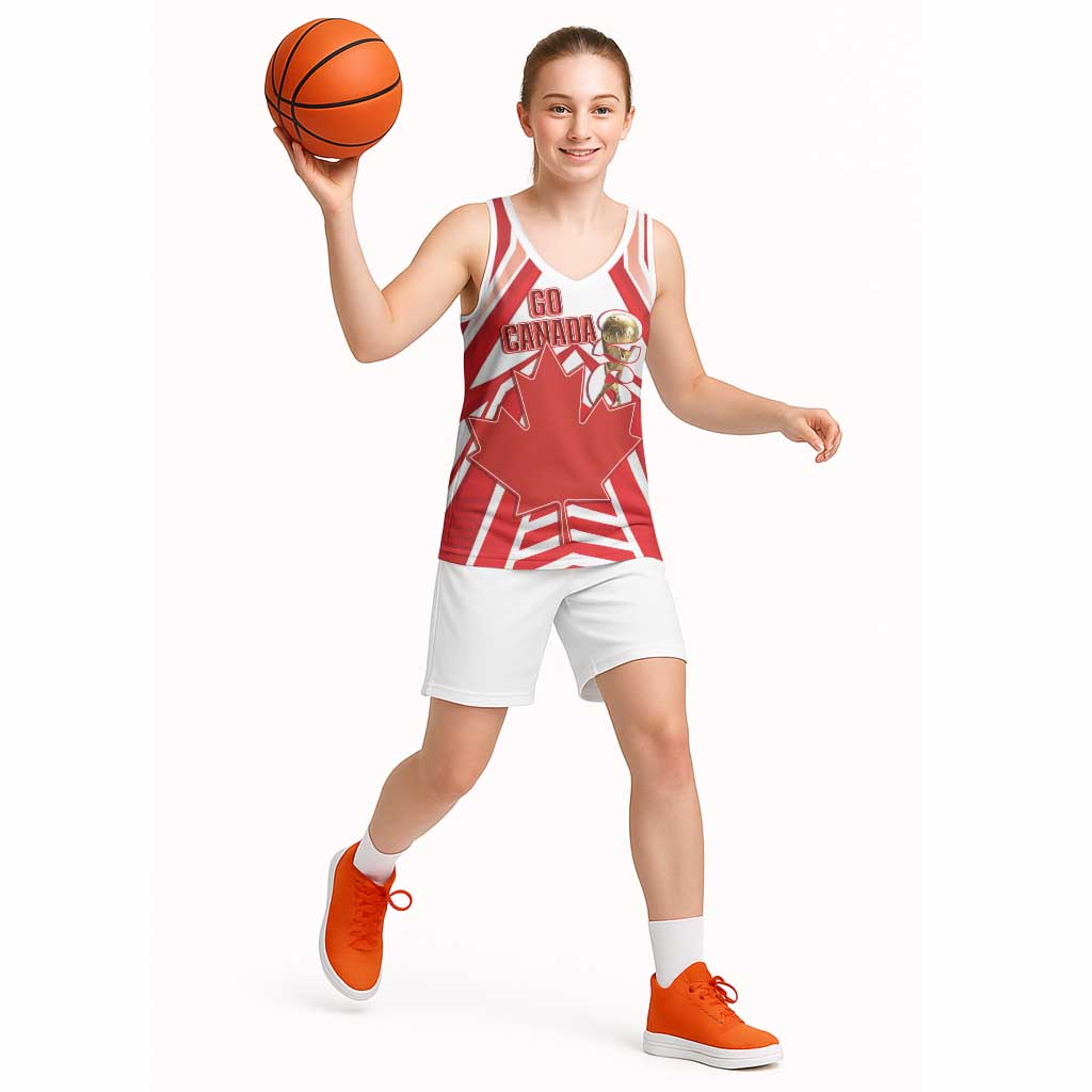 Canada 2026 Soccer Custom Basketball Jersey Les Rouges Go Champions