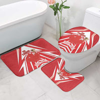 Canada 2026 Soccer Custom Bathroom Set Les Rouges Go Champions
