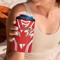 Canada 2026 Soccer Custom 4 in 1 Can Cooler Tumbler Les Rouges Go Champions