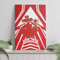 Canada 2026 Soccer Custom Canvas Wall Art Les Rouges Go Champions