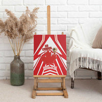 Canada 2026 Soccer Custom Canvas Wall Art Les Rouges Go Champions