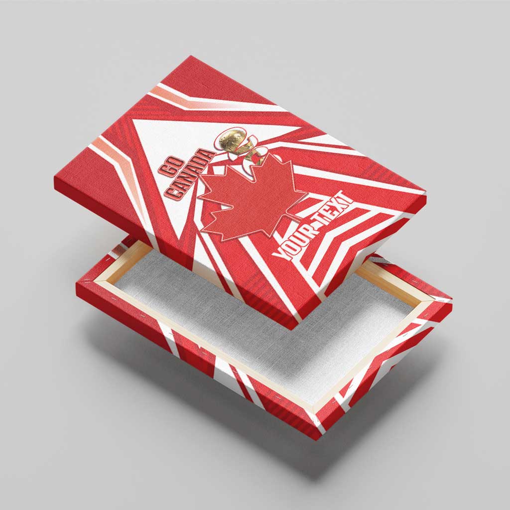 Canada 2026 Soccer Custom Canvas Wall Art Les Rouges Go Champions