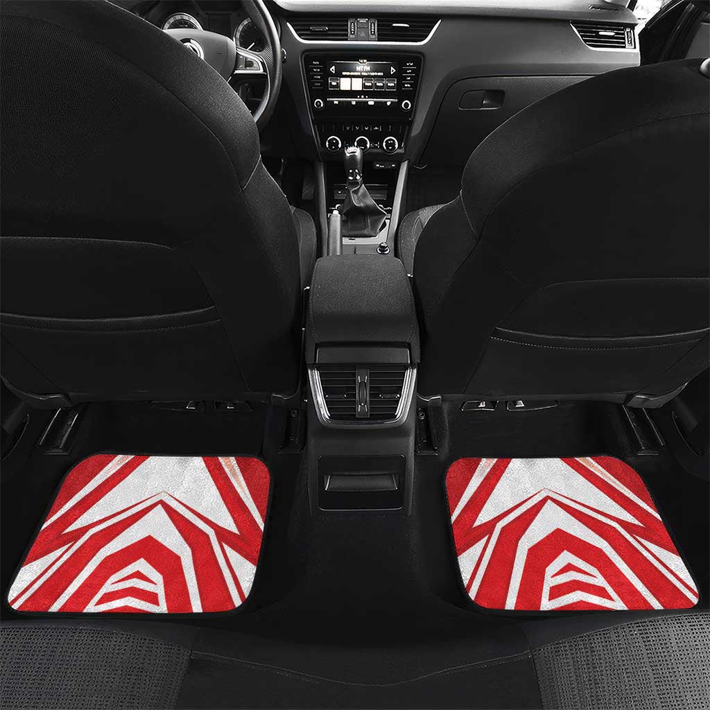Canada 2026 Soccer Custom Car Mats Les Rouges Go Champions