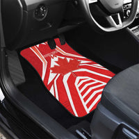 Canada 2026 Soccer Custom Car Mats Les Rouges Go Champions