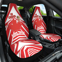 Canada 2026 Soccer Custom Car Seat Cover Les Rouges Go Champions