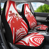 Canada 2026 Soccer Custom Car Seat Cover Les Rouges Go Champions