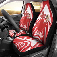 Canada 2026 Soccer Custom Car Seat Cover Les Rouges Go Champions