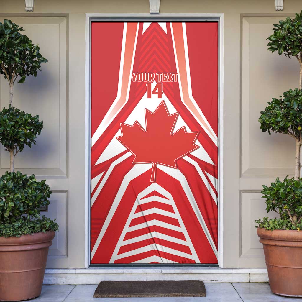 Canada 2026 Soccer Custom Door Cover Les Rouges Go Champions
