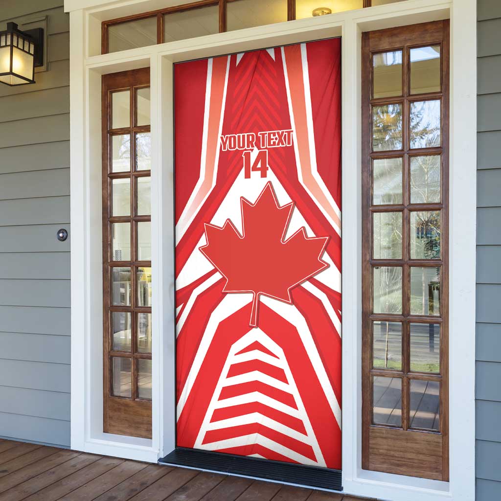 Canada 2026 Soccer Custom Door Cover Les Rouges Go Champions