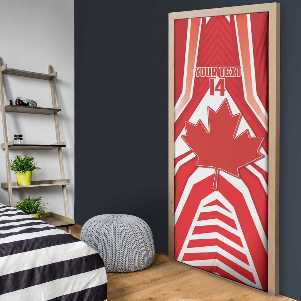 Canada 2026 Soccer Custom Door Cover Les Rouges Go Champions