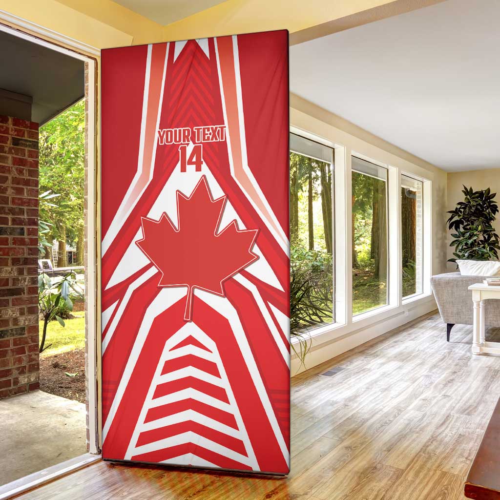 Canada 2026 Soccer Custom Door Cover Les Rouges Go Champions
