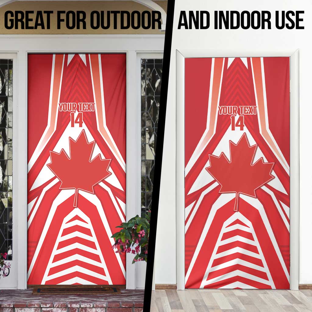 Canada 2026 Soccer Custom Door Cover Les Rouges Go Champions