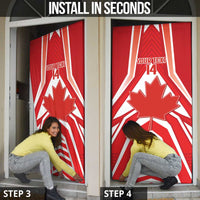 Canada 2026 Soccer Custom Door Cover Les Rouges Go Champions