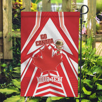 Canada 2026 Soccer Custom Garden Flag Les Rouges Go Champions