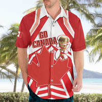 Canada 2026 Soccer Custom Hawaiian Shirt Les Rouges Go Champions