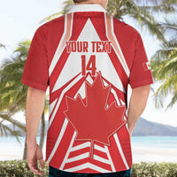 Canada 2026 Soccer Custom Hawaiian Shirt Les Rouges Go Champions