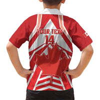 Canada 2026 Soccer Custom Hawaiian Shirt Les Rouges Go Champions