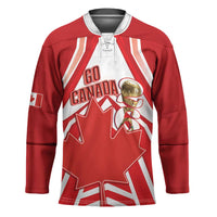 Canada 2026 Soccer Custom Hockey Jersey Les Rouges Go Champions