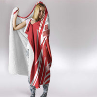 Canada 2026 Soccer Custom Hooded Blanket Les Rouges Go Champions