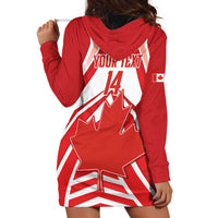 Canada 2026 Soccer Custom Hoodie Dress Les Rouges Go Champions