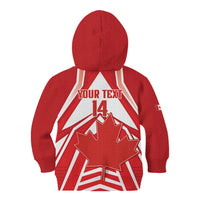 Canada 2026 Soccer Custom Kid Hoodie Les Rouges Go Champions