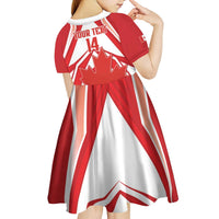 Canada 2026 Soccer Custom Kid Short Sleeve Dress Les Rouges Go Champions