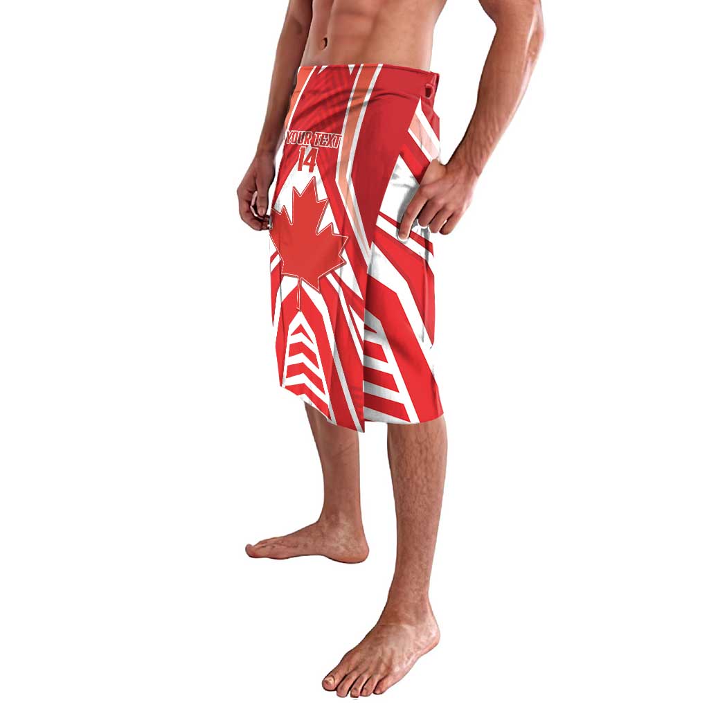 Canada 2026 Soccer Custom Lavalava Les Rouges Go Champions