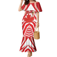 Canada 2026 Soccer Custom Mermaid Dress Les Rouges Go Champions
