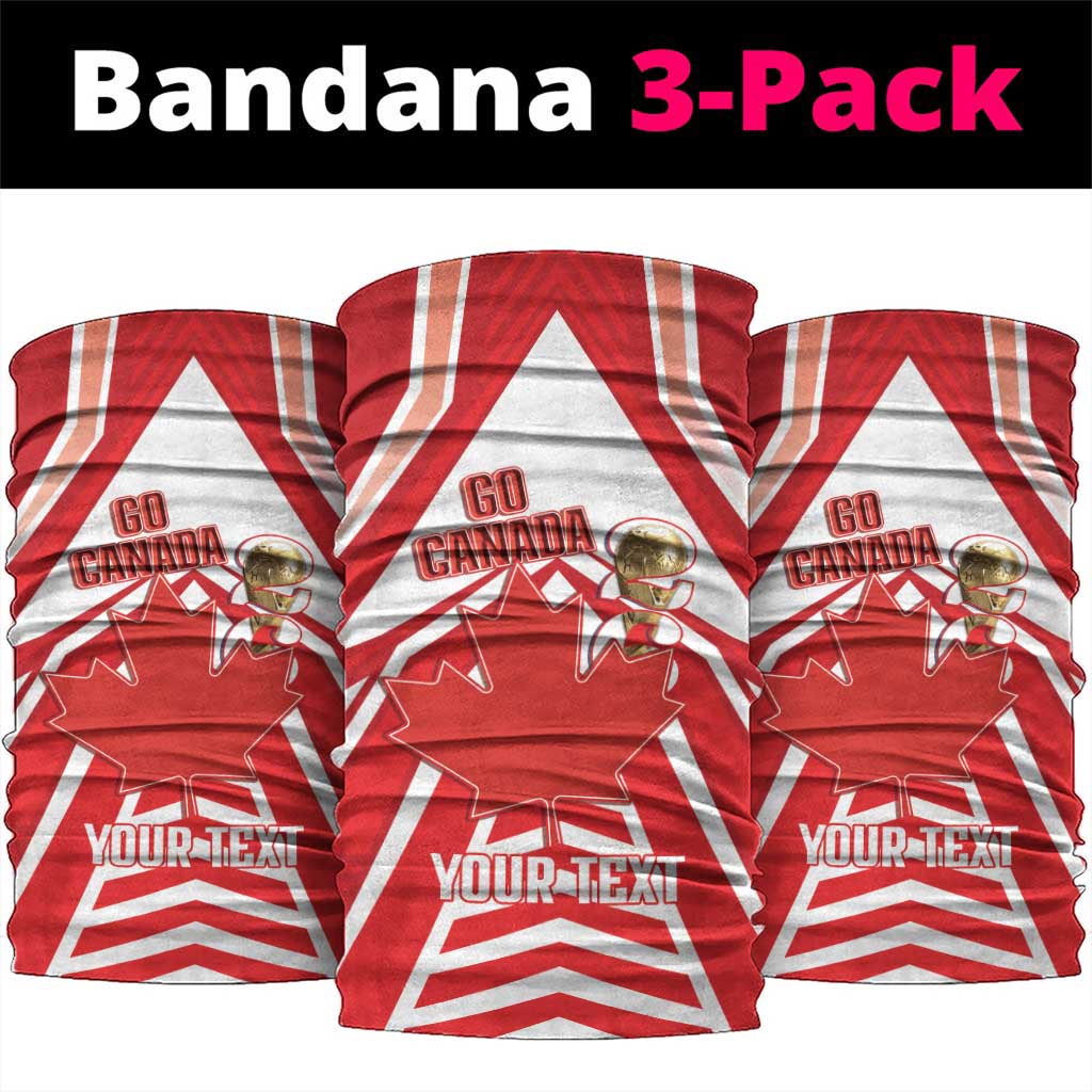 Canada 2026 Soccer Custom Neck Gaiter Les Rouges Go Champions