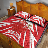 Canada 2026 Soccer Custom Quilt Bed Set Les Rouges Go Champions