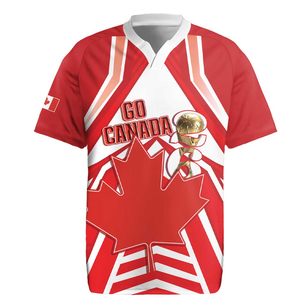Canada 2026 Soccer Custom Rugby Jersey Les Rouges Go Champions