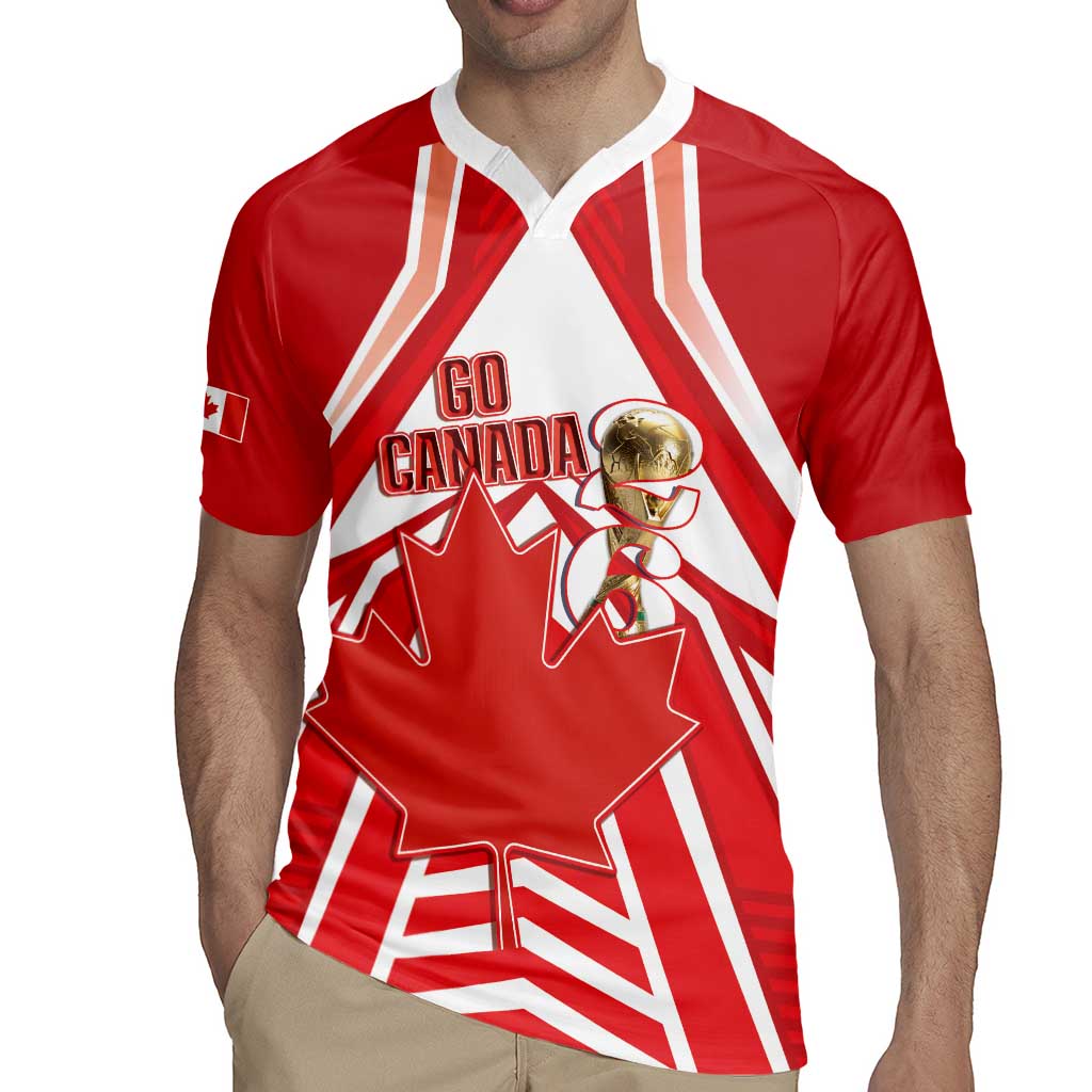 Canada 2026 Soccer Custom Rugby Jersey Les Rouges Go Champions