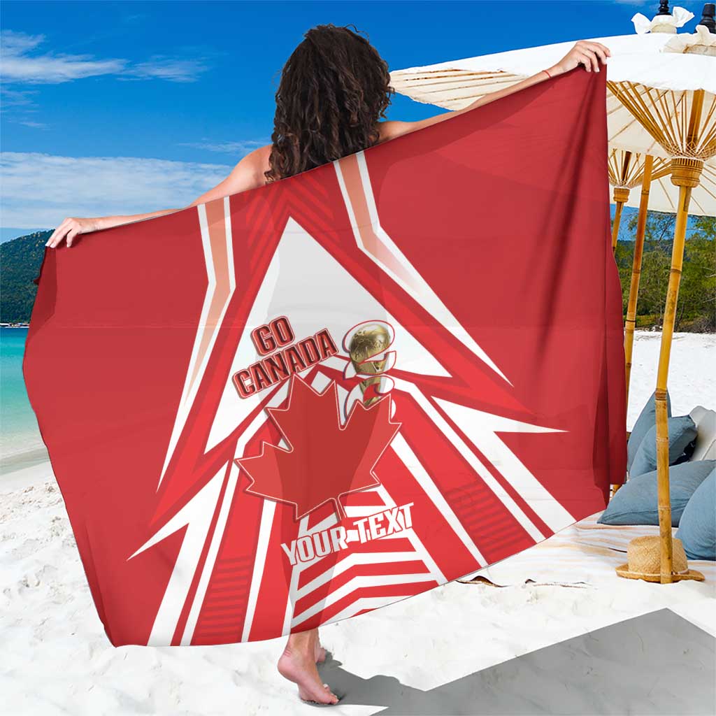 Canada 2026 Soccer Custom Sarong Les Rouges Go Champions