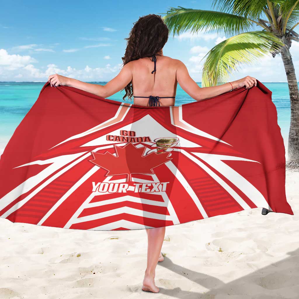Canada 2026 Soccer Custom Sarong Les Rouges Go Champions