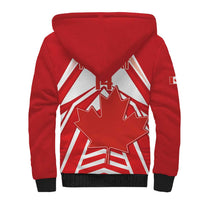 Canada 2026 Soccer Custom Sherpa Hoodie Les Rouges Go Champions