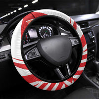 Canada 2026 Soccer Steering Wheel Cover Les Rouges Go Champions