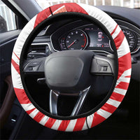 Canada 2026 Soccer Steering Wheel Cover Les Rouges Go Champions