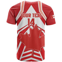Canada 2026 Soccer Custom T Shirt Les Rouges Go Champions