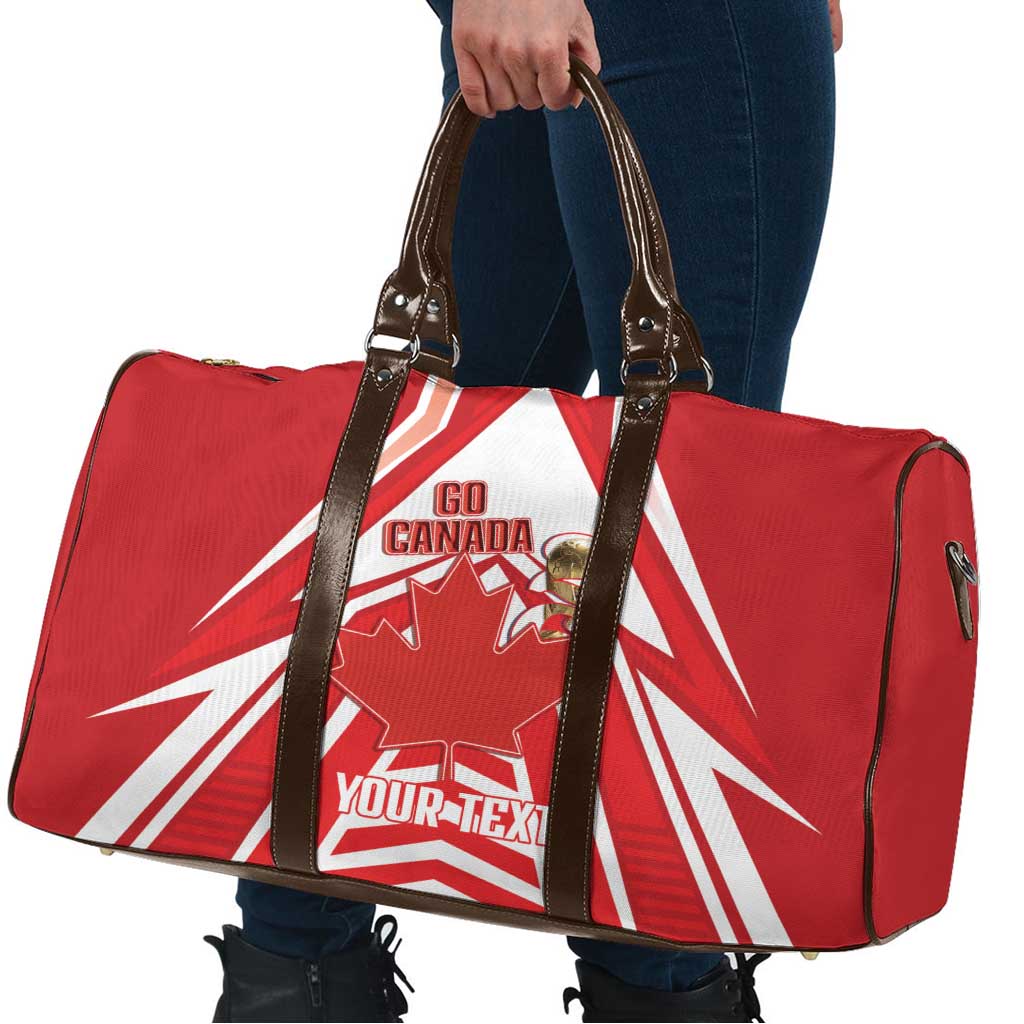 Canada 2026 Soccer Custom Travel Bag Les Rouges Go Champions