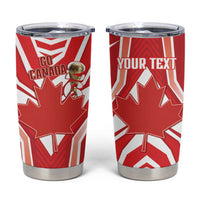 Canada 2026 Soccer Custom Tumbler Cup Les Rouges Go Champions