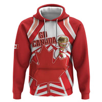 Canada 2026 Soccer Custom Zip Hoodie Les Rouges Go Champions