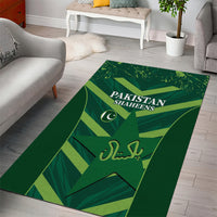 Pakistan Cricket Area Rug 2024 World Cup Go Shaheens - Wonder Print Shop