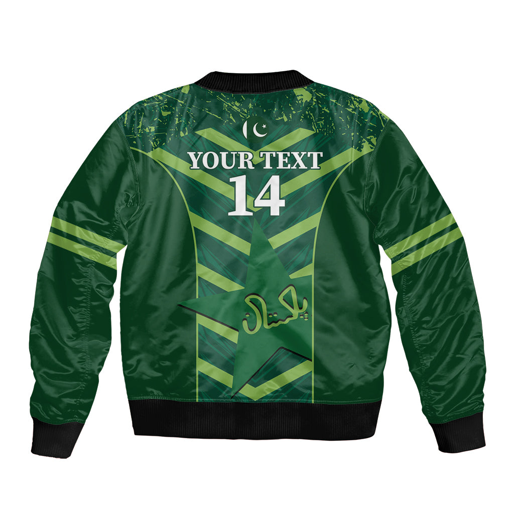 Custom Pakistan Cricket Bomber Jacket 2024 World Cup Go Shaheens - Wonder Print Shop