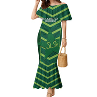 Custom Pakistan Cricket Family Matching Mermaid Dress and Hawaiian Shirt 2024 World Cup Go Shaheens - Wonder Print Shop