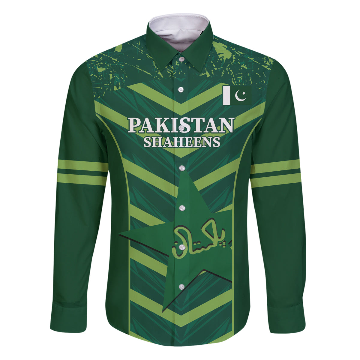 Custom Pakistan Cricket Family Matching Puletasi and Hawaiian Shirt 2024 World Cup Go Shaheens - Wonder Print Shop